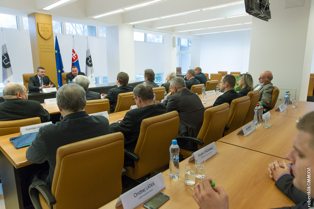 Návšteva predsedu Národnej rady SR Petra Pellegriniho na TUKE