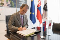 Návšteva japonského veľvyslanca na TUKE