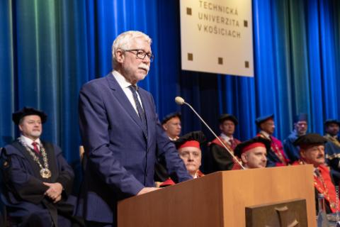 Slávnostná inaugurácia rektora Technickej univerzity v Košiciach 15.11.2023.