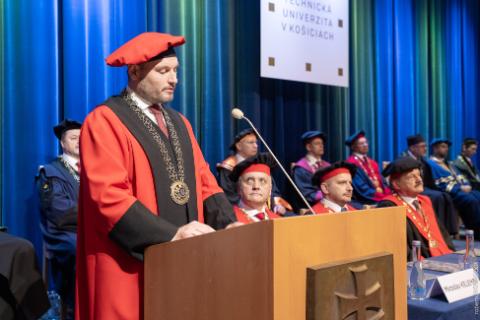 Slávnostná inaugurácia rektora Technickej univerzity v Košiciach 15.11.2023.