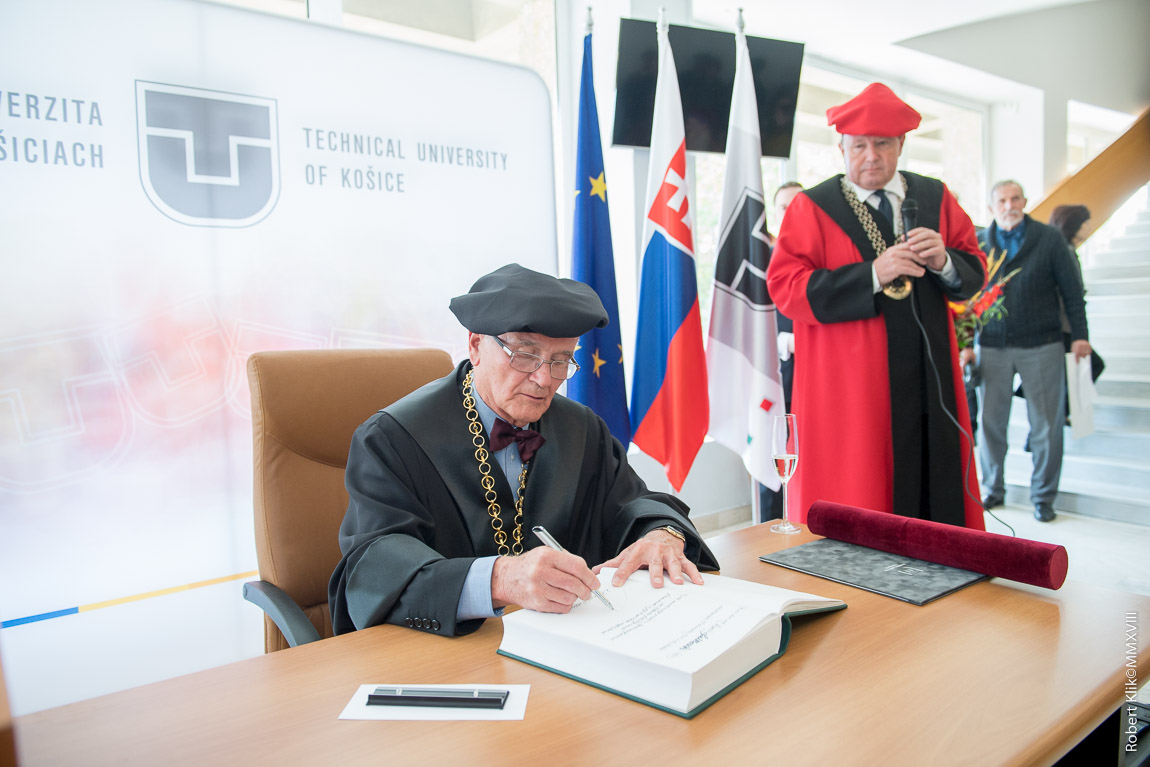 Awarding the honorary title of Doctor Honoris Causa TUKE