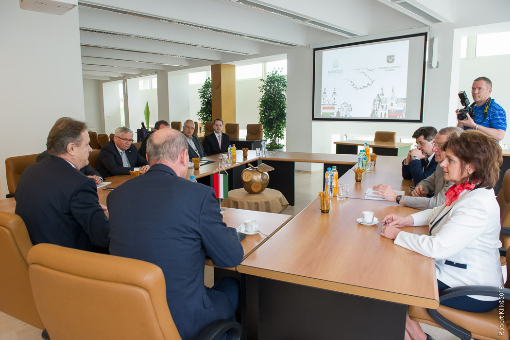 Návšteva nového vedenia Univerzity v Miškolci