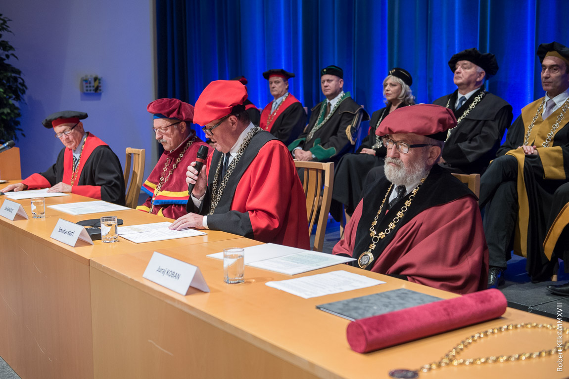 Awarding the honorary title of Doctor Honoris Causa TUKE