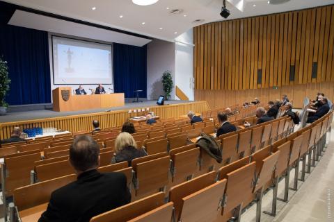 Odovzdanie ďakovných listov a diplomov na VR TUKE 11.02.2022