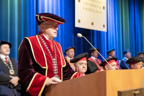 Slávnostná inaugurácia rektora Technickej univerzity v Košiciach 15.11.2023.