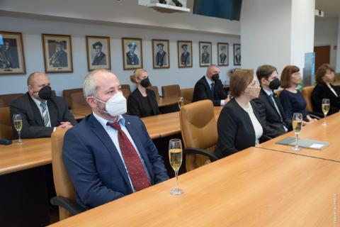 Prijatie novovymenovaných profesorov
