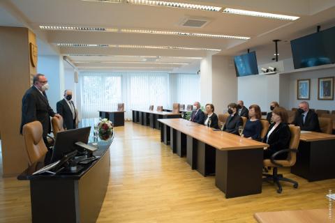 Prijatie novovymenovaných profesorov