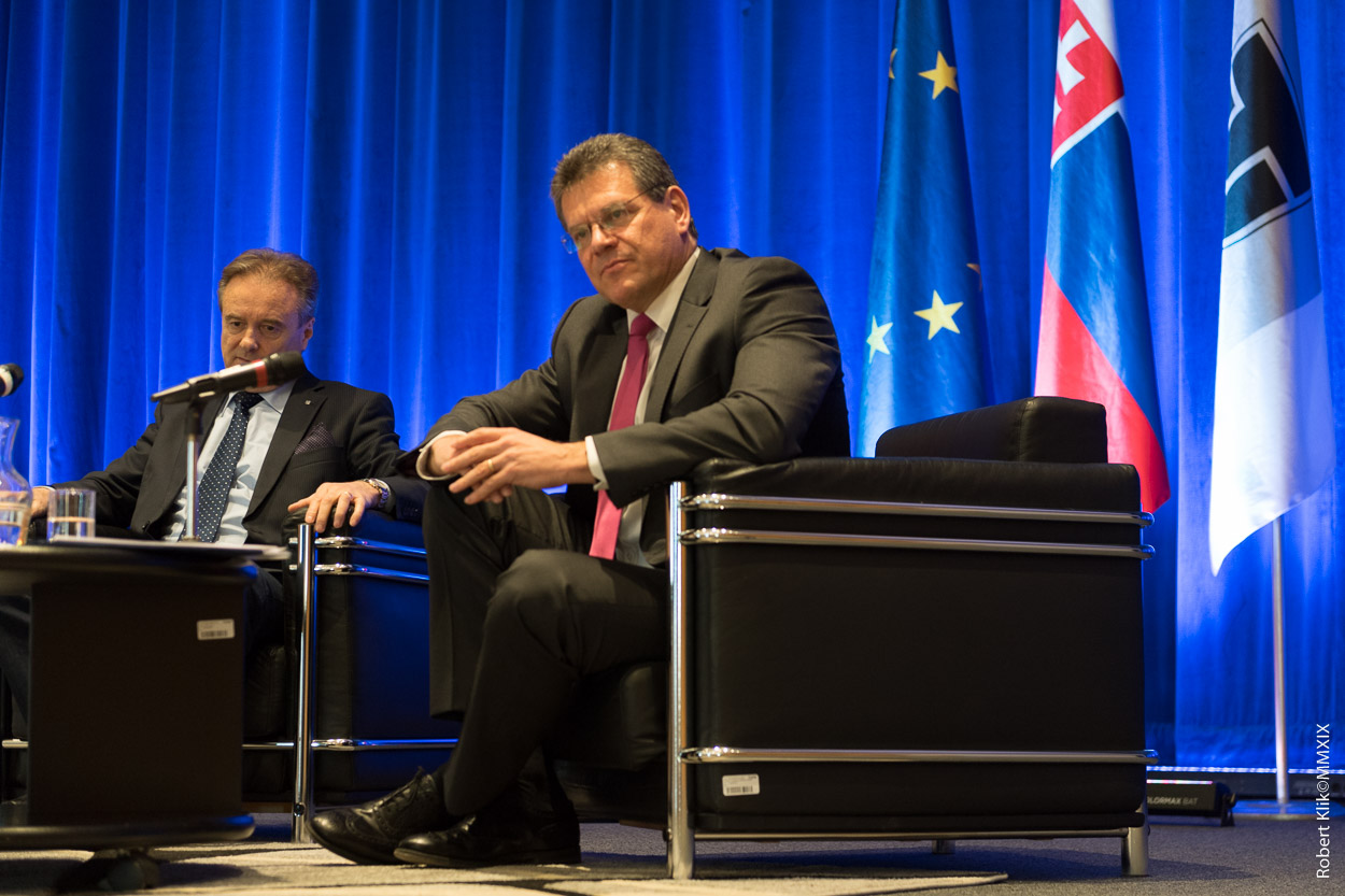 Diskusia s podpredsedom Európskej komisie Marošom Šefčovičom