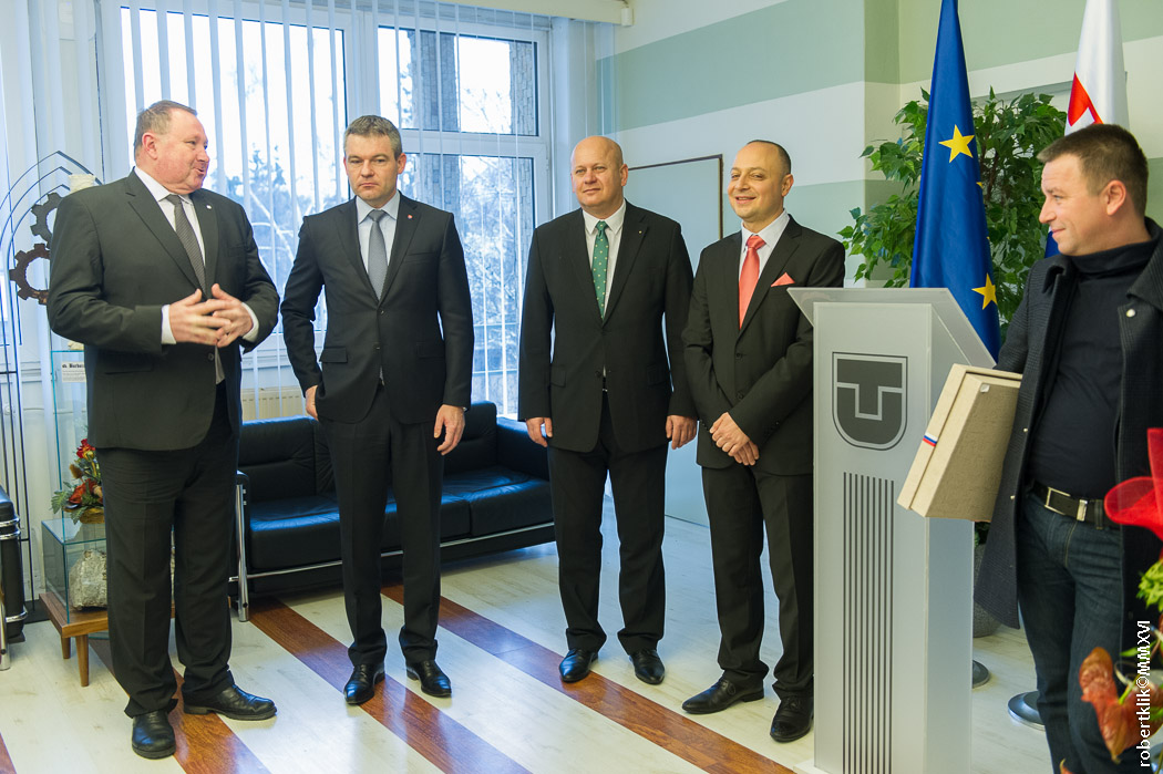 Návšteva predsedu Národnej rady SR Petra Pellegriniho na TUKE