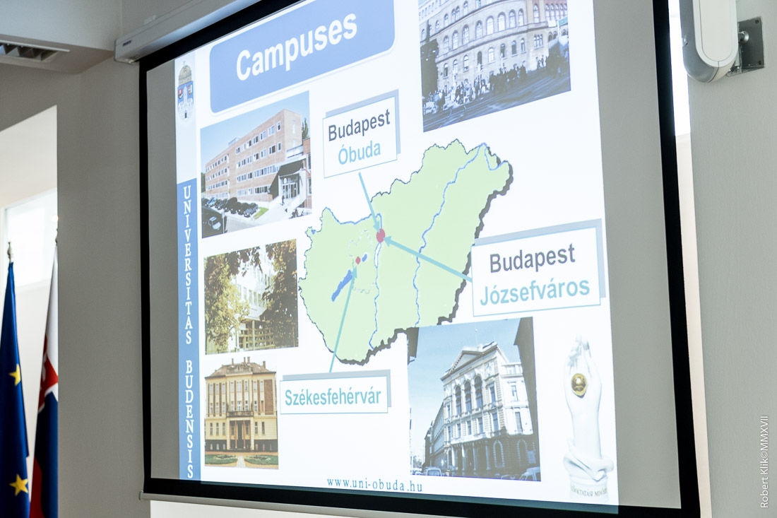 TUKE navštívilo nové vedenie Óbuda University v Budapešti