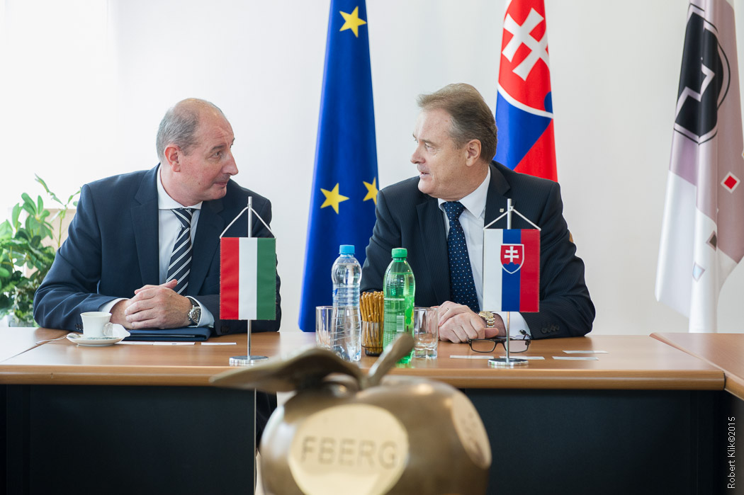 Návšteva nového vedenia Univerzity v Miškolci