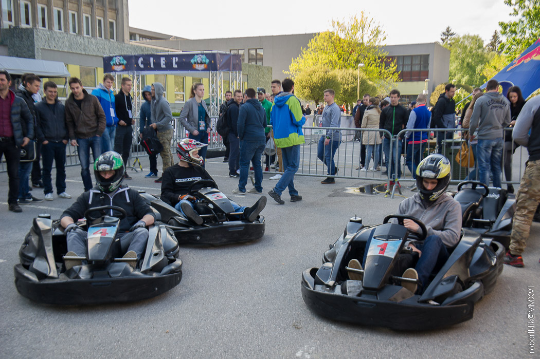 TU-KART 2016 Prvé motokárové preteky na akademickej pôde