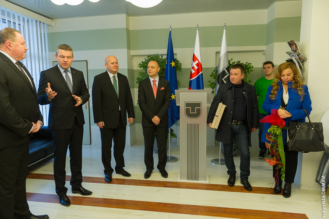Návšteva predsedu Národnej rady SR Petra Pellegriniho na TUKE