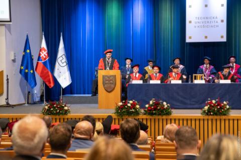 Slávnostná inaugurácia rektora Technickej univerzity v Košiciach 15.11.2023.