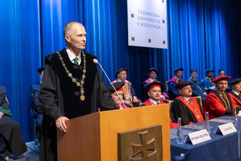 Slávnostná inaugurácia rektora Technickej univerzity v Košiciach 15.11.2023.