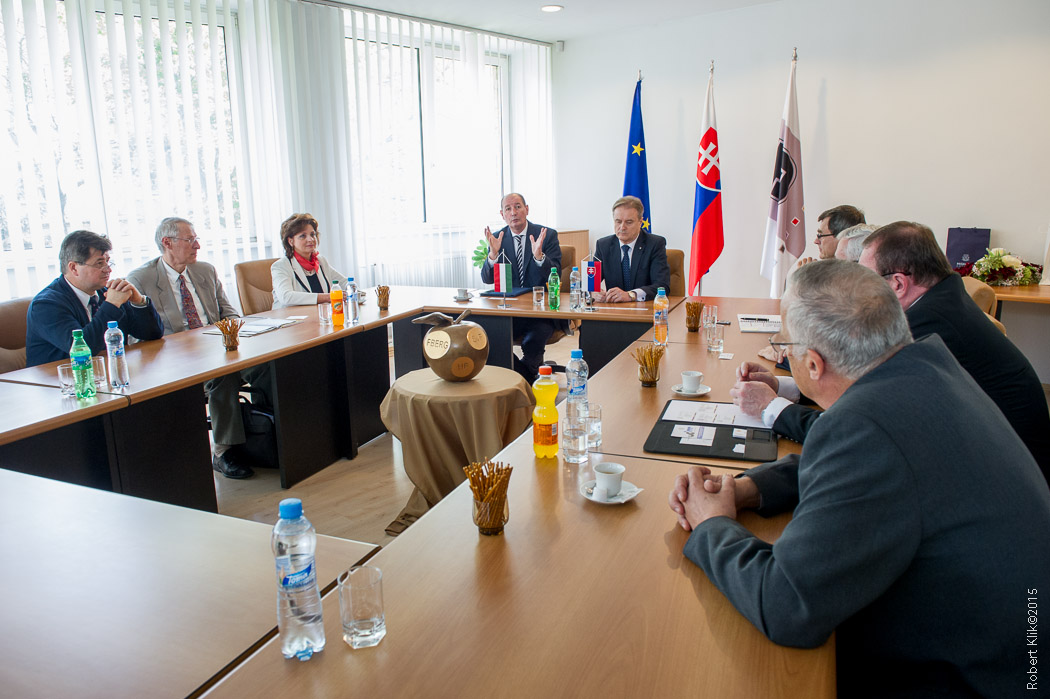 Návšteva nového vedenia Univerzity v Miškolci
