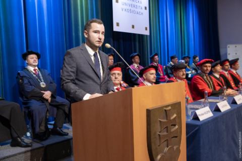 Slávnostná inaugurácia rektora Technickej univerzity v Košiciach 15.11.2023.