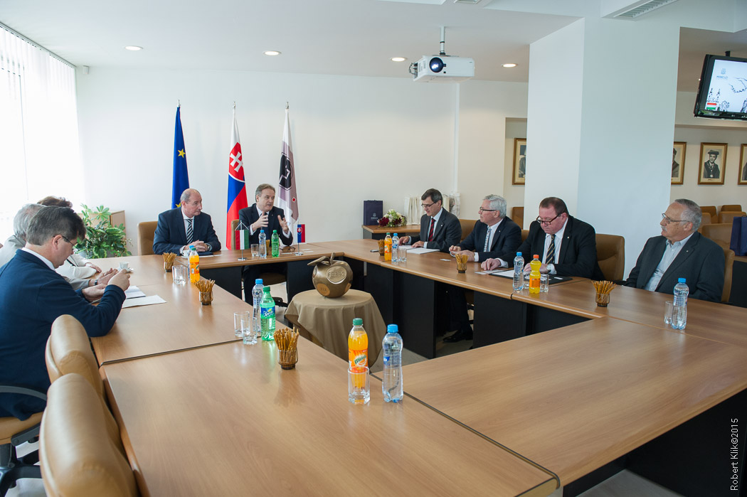 Návšteva nového vedenia Univerzity v Miškolci